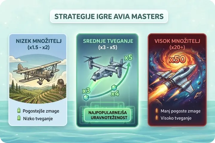 Strategije igranja Avia Masters Casino
